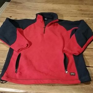 Boys Gap 1/4 Zip Fleece Pullover Shirt Size L 10