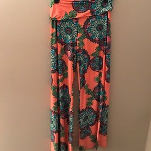 Fun Multi Colored Palazzo Pants