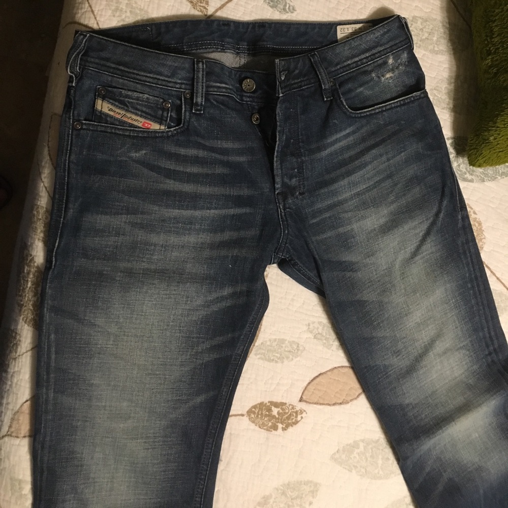 Diesel Blue Denim 33x32 zathan boot cut