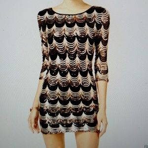 Sequined dress for NYE