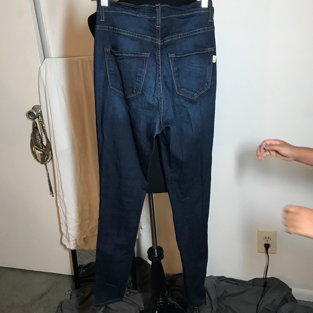High waist denim jeans