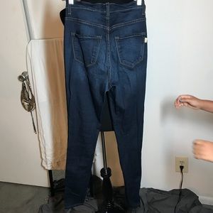 High waist denim jeans