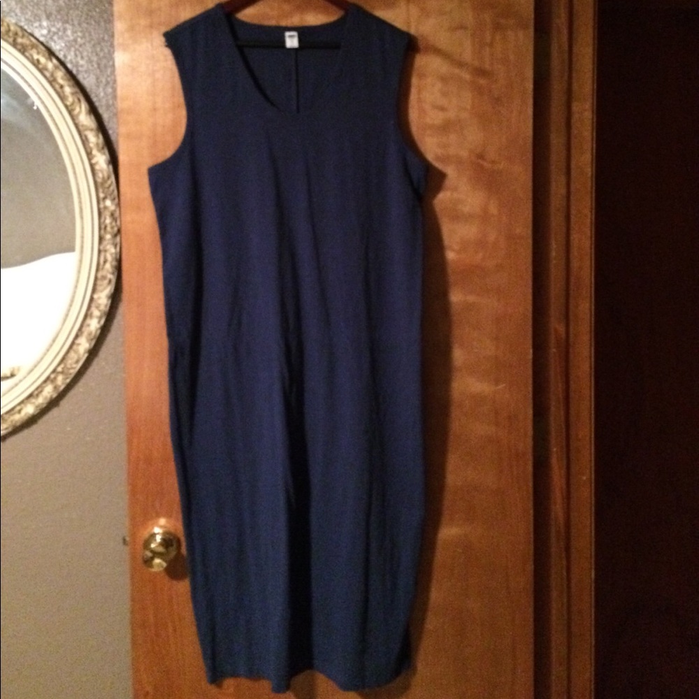 Old Navy blue stretch sheath dress