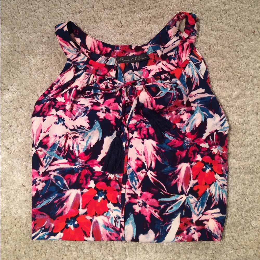 NWOT floral dress tank - Rose & Olive