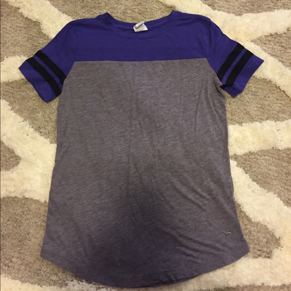 Pink Victoria’s Secret Baseball Tee