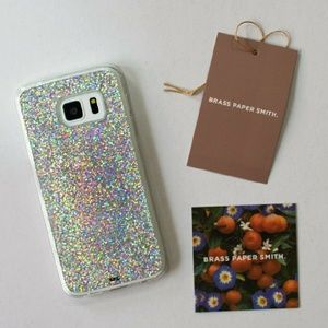 Samsung Galaxy S7 holographic glitter case