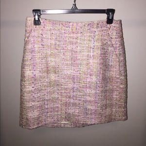 J. Crew Multicolored Tweed Skirt