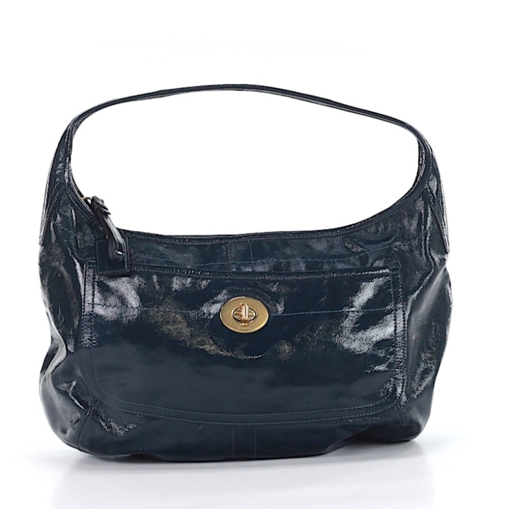 Coach dark blue hobo purse
