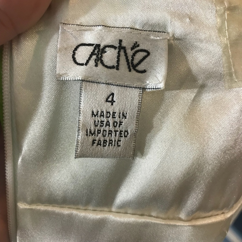 Floral Silk Strapless Cache Dress - Picture 4 of 4