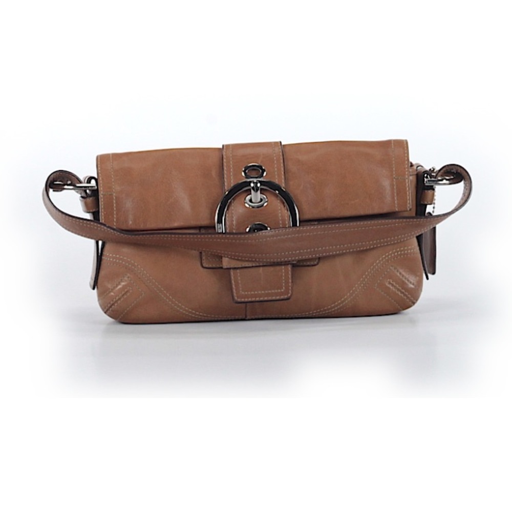 Coach leather shoulder bag