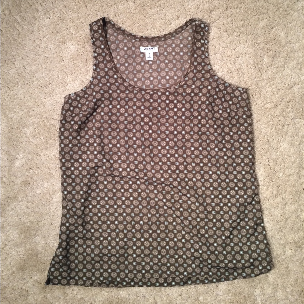 Old Navy patterned dress tank