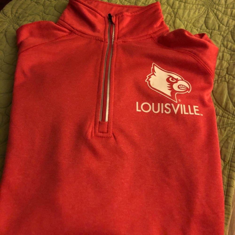 University of Louisville half zipper pullover