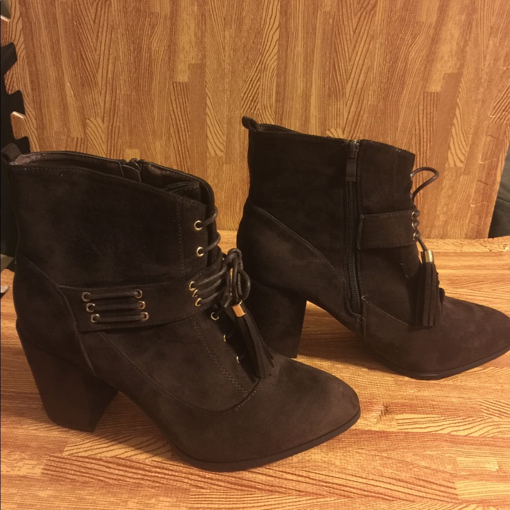 Women's Suede Ankle Boots.