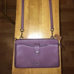 Plum Coach Crossbody