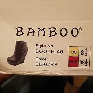 Bamboo Black Wedge Hills!