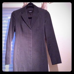 Express grey suit jacket