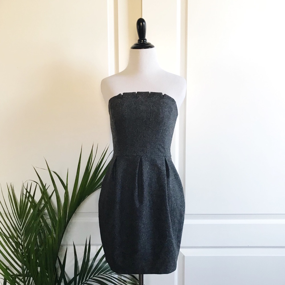 7 For All Mankind Tweed Tube Dress
