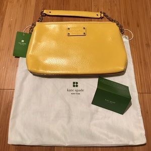 Brand new Kate Spade (lemon colored) purse