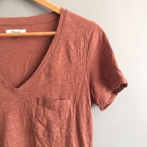 Madewell tee shirt with pocket