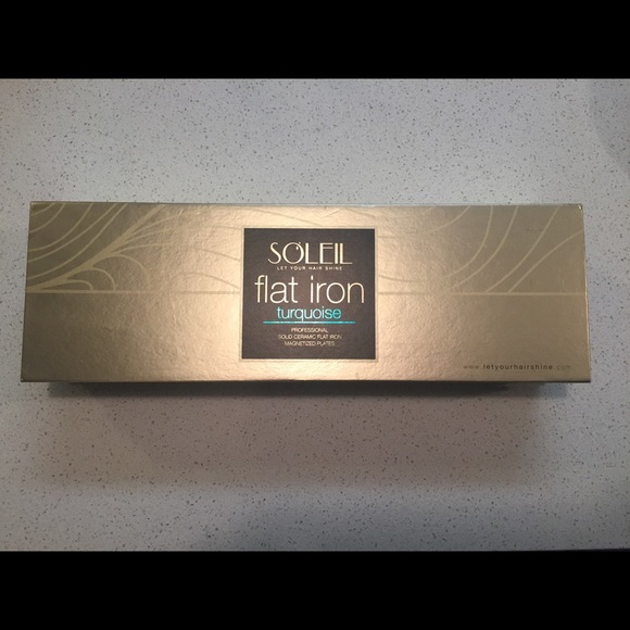 Soleil Turquoise Flat Iron - Brand new