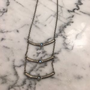 🎉HP🎉 Boho 3 tier Moonstone Necklace
