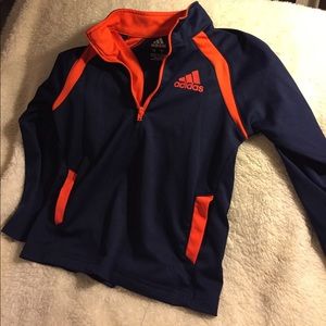 Adidas long sleeve with zipper