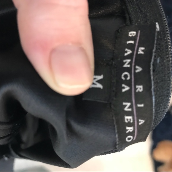 Black Strapless Maria Bianca Nero Dress - Picture 4 of 4