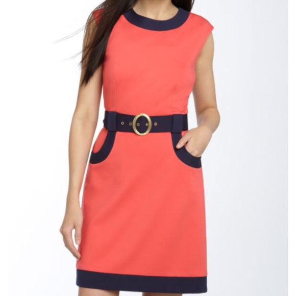 Trina Turk Foxglove Belted Dress - Picture 1 of 4
