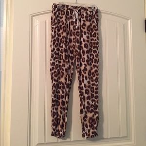 Leopard pants