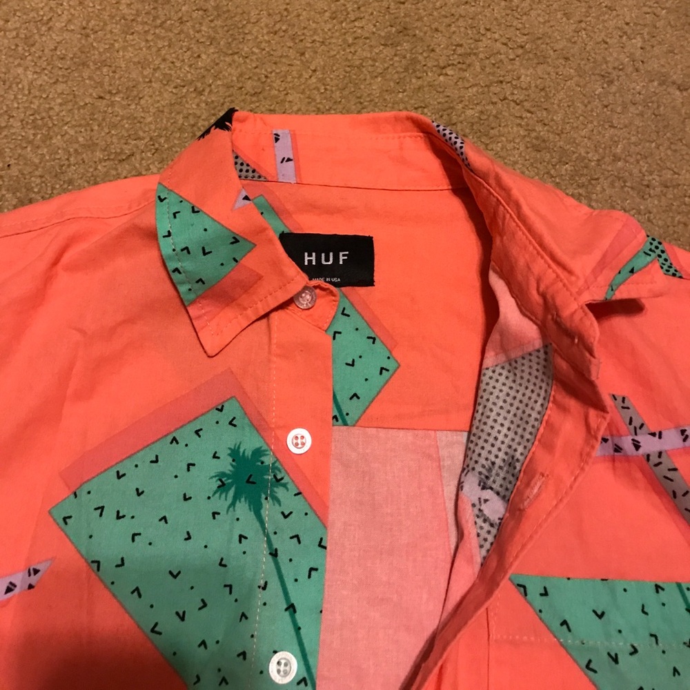 HUF Small Retro Men’s Button-Up