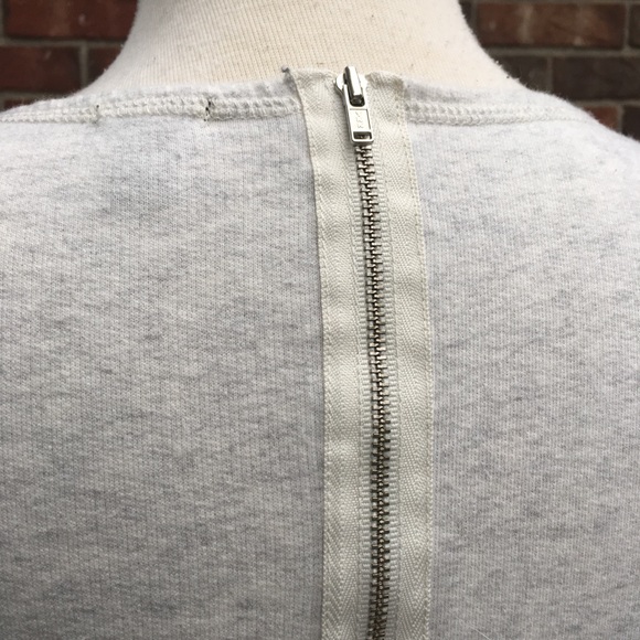 J.Crew back zipper, 8542 grey long sleeve shirt - Picture 2 of 6