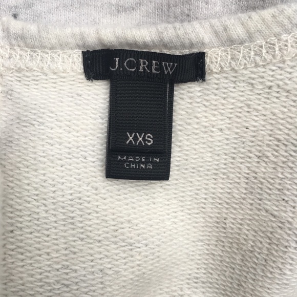 J.Crew back zipper, 8542 grey long sleeve shirt - Picture 5 of 6