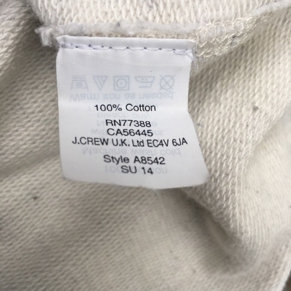 J.Crew back zipper, 8542 grey long sleeve shirt - Picture 6 of 6