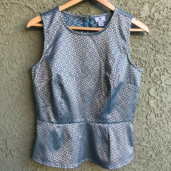 worthington peplum top