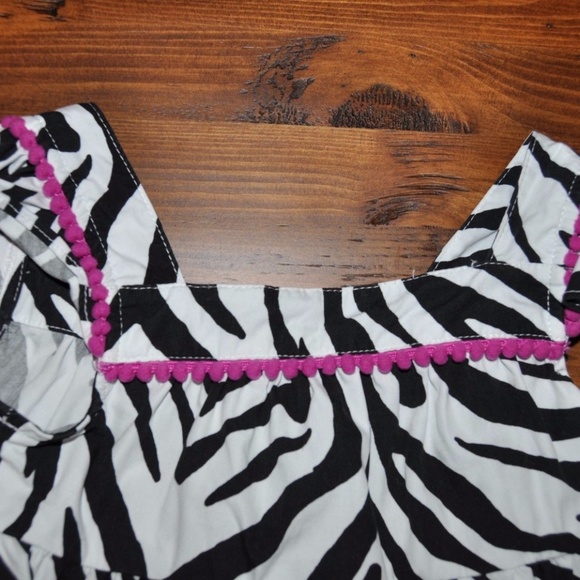 GYMBOREE Girl's Wild For Zebra Animal Print Dress - Picture 6 of 8