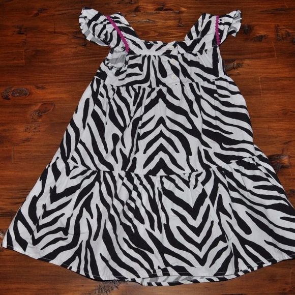 GYMBOREE Girl's Wild For Zebra Animal Print Dress - Picture 8 of 8
