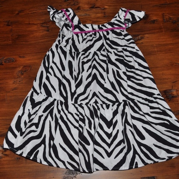 GYMBOREE Girl's Wild For Zebra Animal Print Dress - Picture 5 of 8