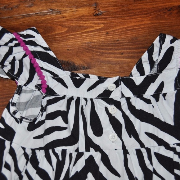 GYMBOREE Girl's Wild For Zebra Animal Print Dress - Picture 7 of 8