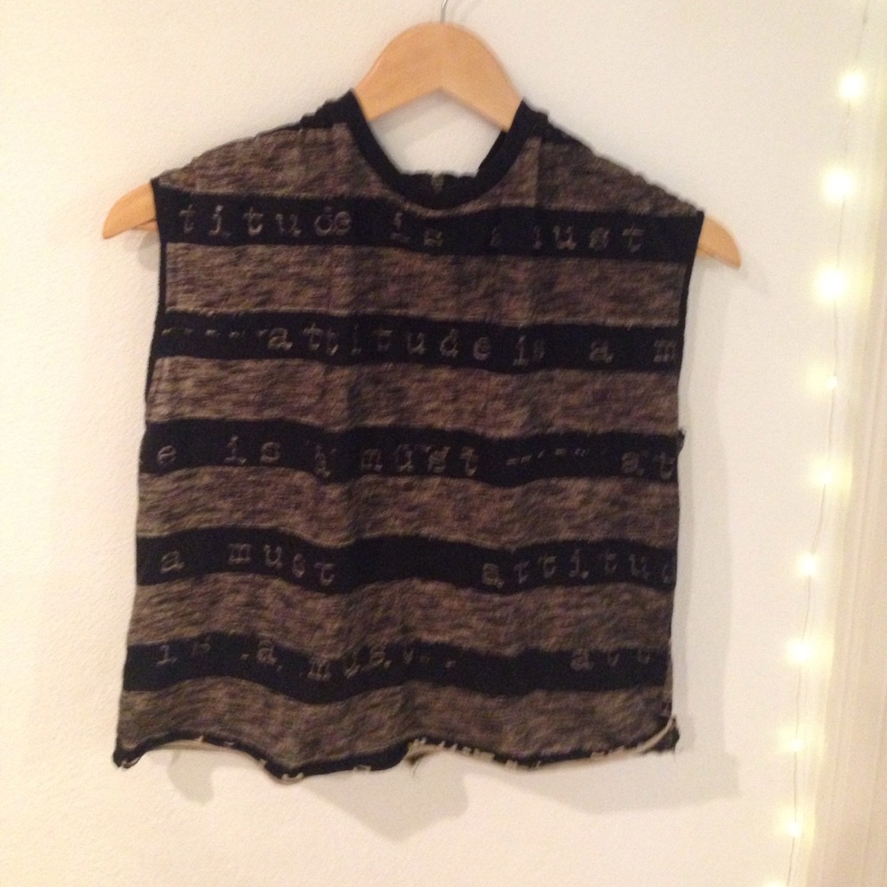 Boxy cropped tank from Zara