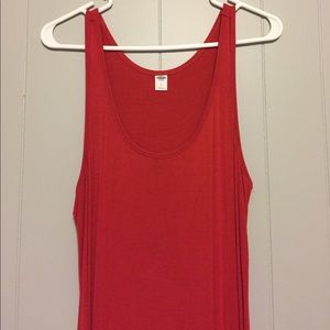 Red maxi dress