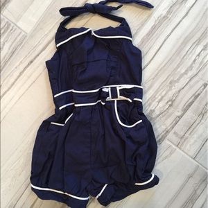 Janie and Jack romper.  6-12M.