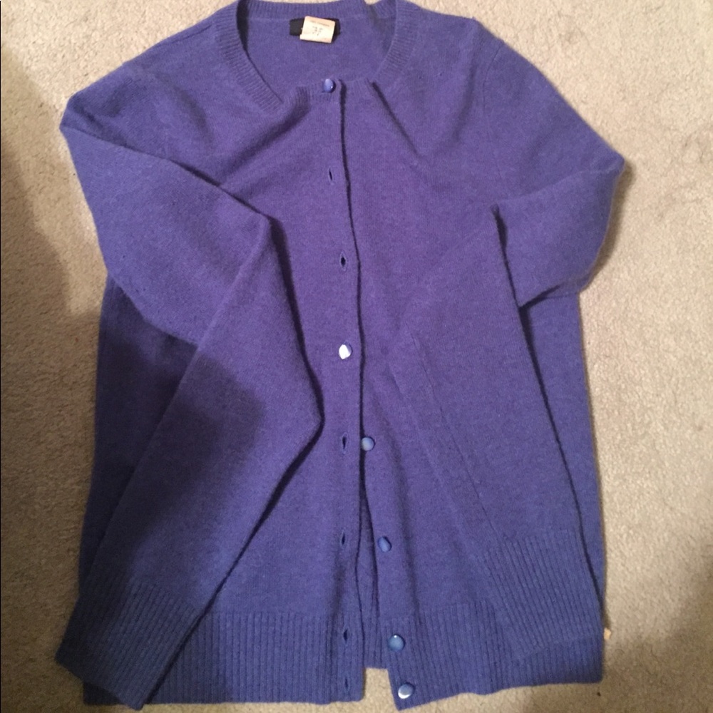 J. Crew blue cardigan size small