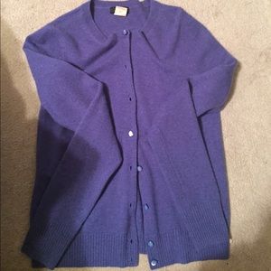 J. Crew blue cardigan size small