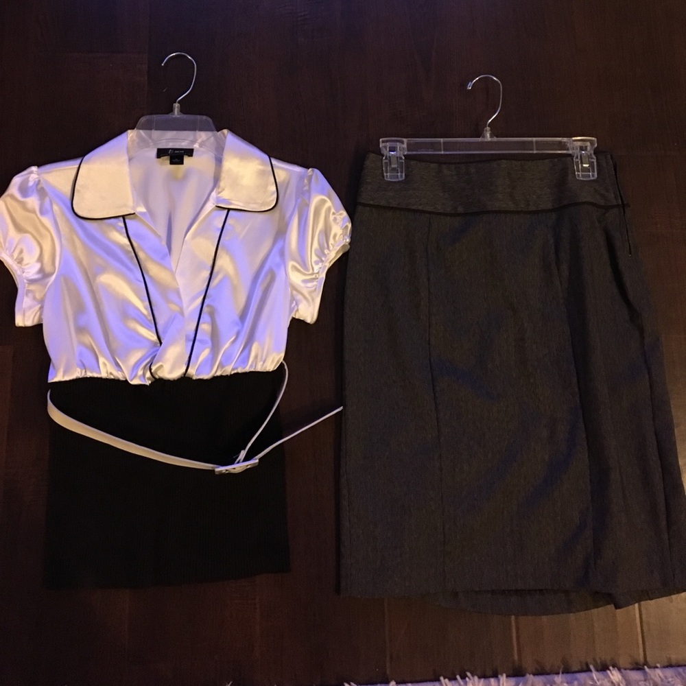 Pencil skirt with matching top
