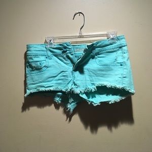 Blue small shorts