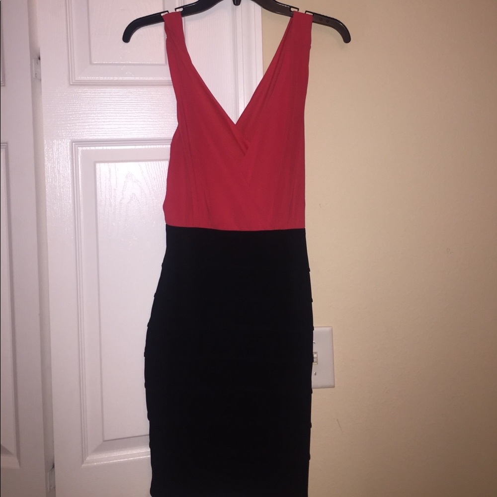 Red and black mini dress Charlotte Russe Medium