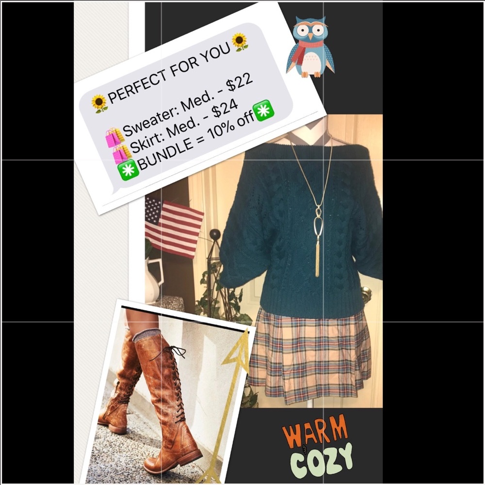 🍁JUST ADD YOUR BOOTS 👢🌻🍁 $46 for both items🍁