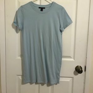 Light Blue T Shirt Dress.