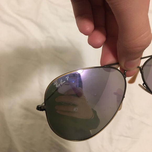 Authentic polarized purple flash ray bans - Picture 3 of 5