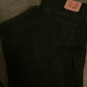 Gently worn men’s black Levi’s